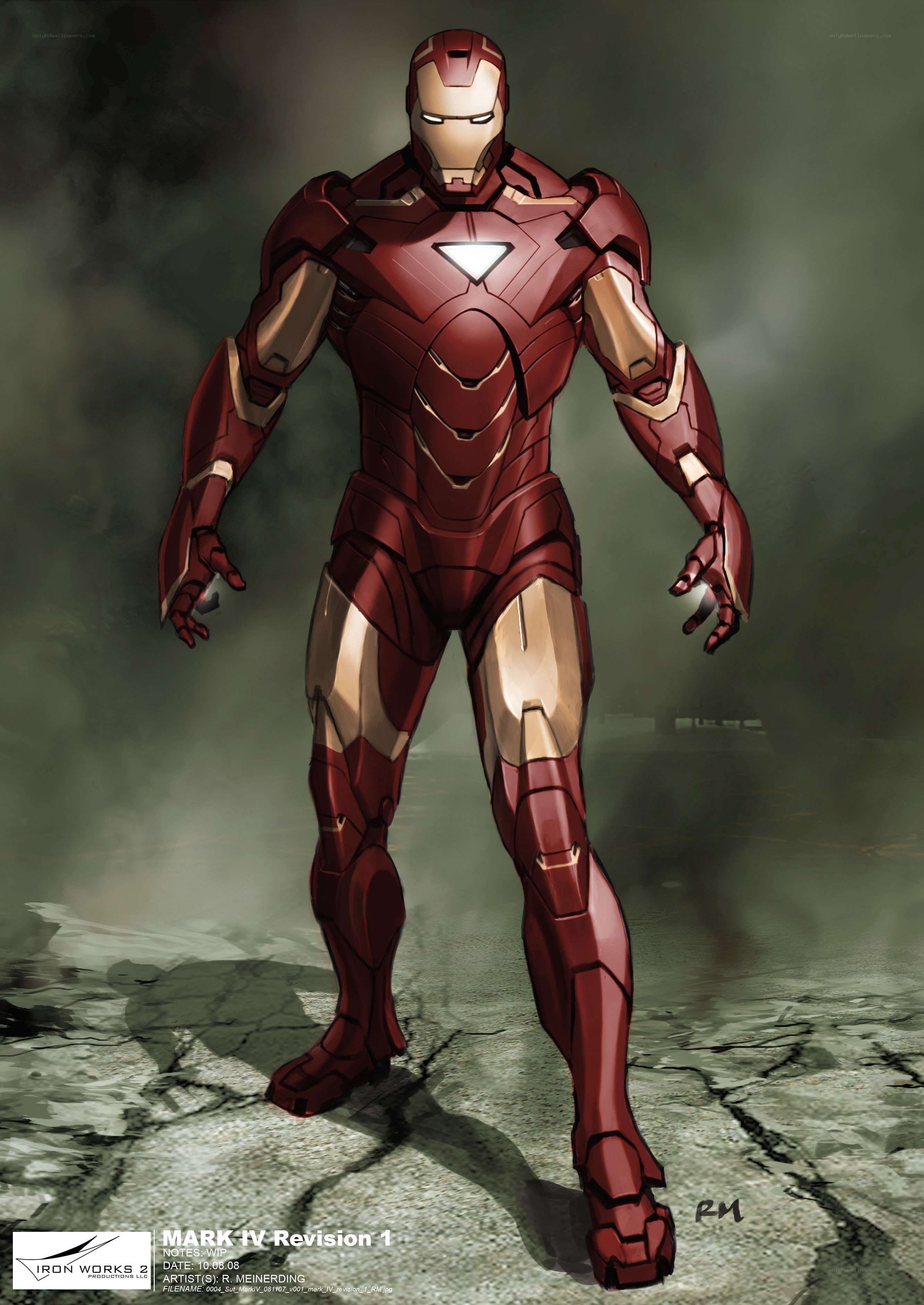 Iron Man Mark IV concept art