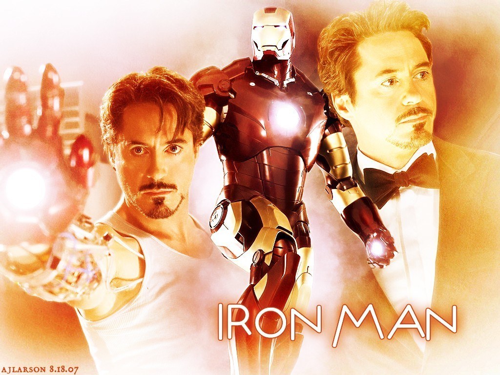 Iron Man movie poster collage