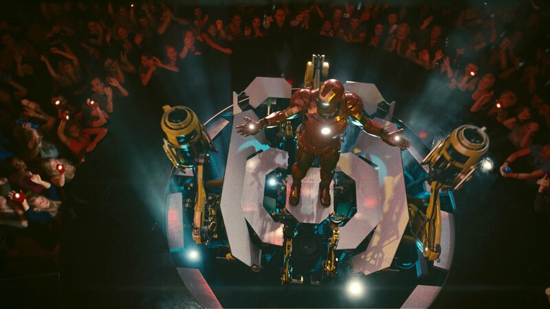 Iron Man on stage