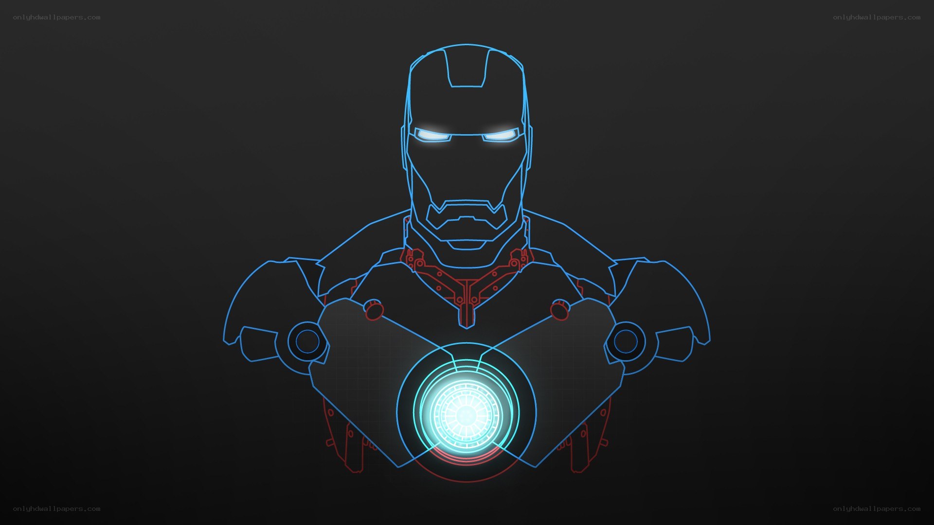 Iron Man outline illustration