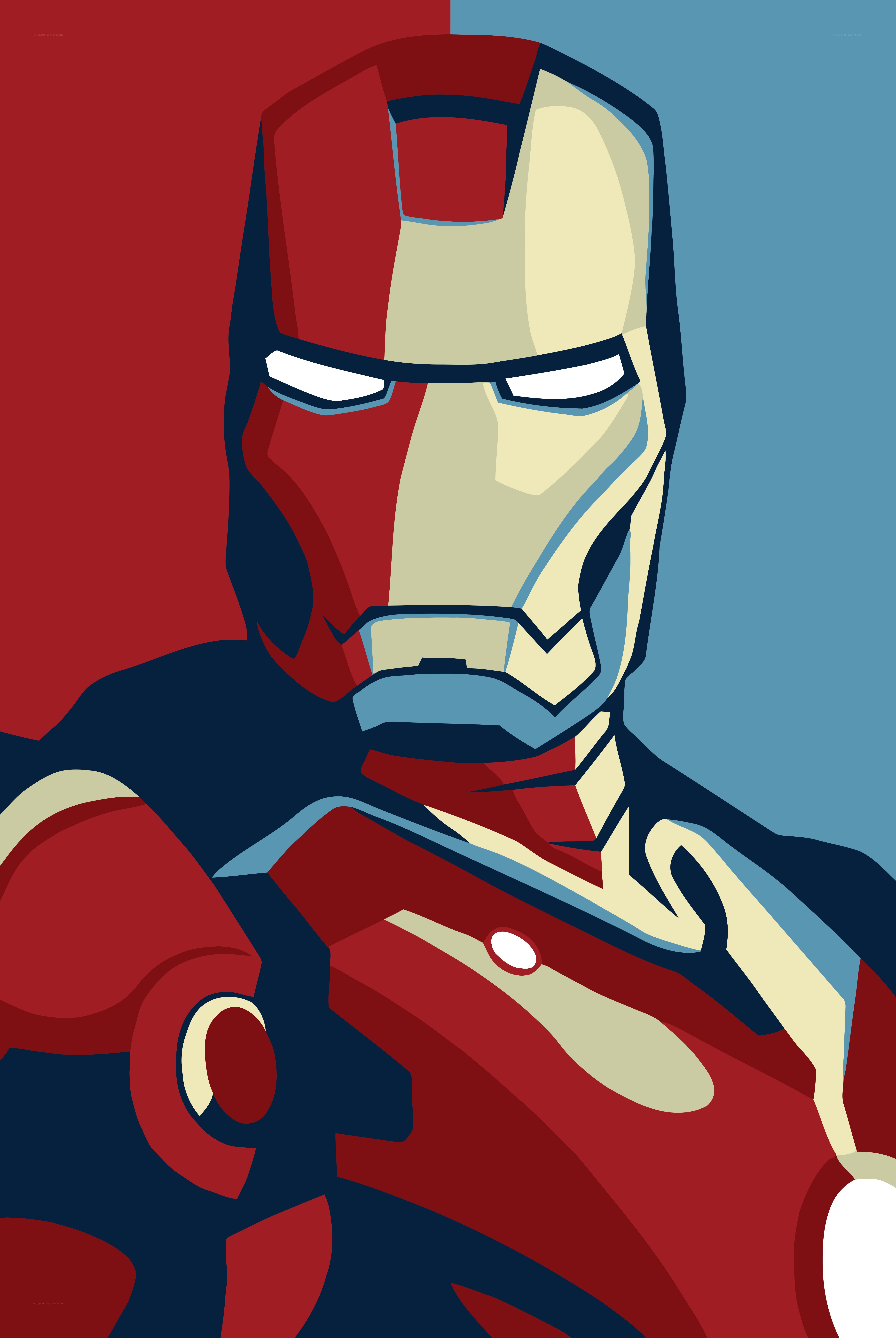 Iron Man portrait art