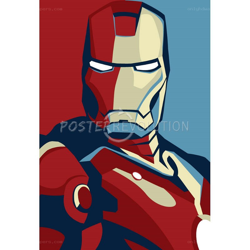 Iron Man portrait art
