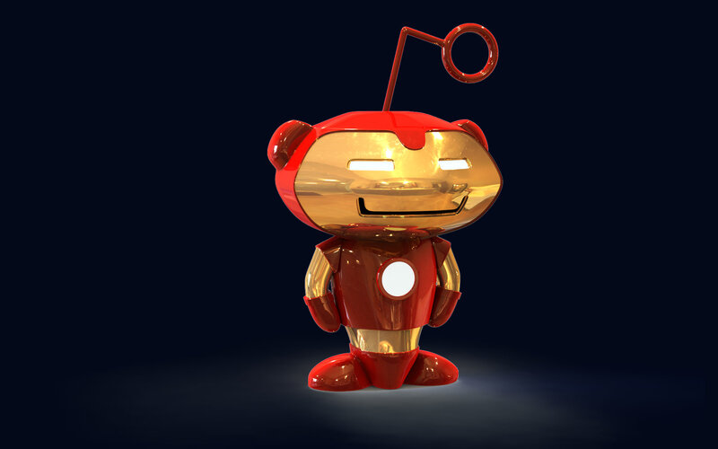 Iron Man Reddit robot