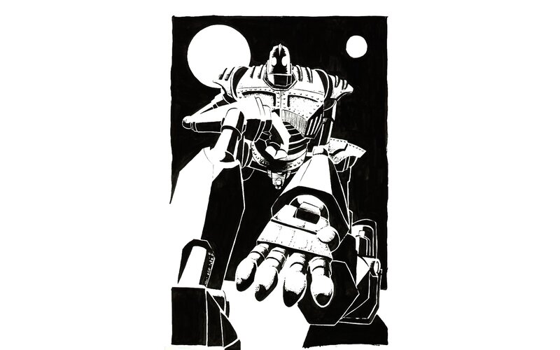 Iron Man robot artwork