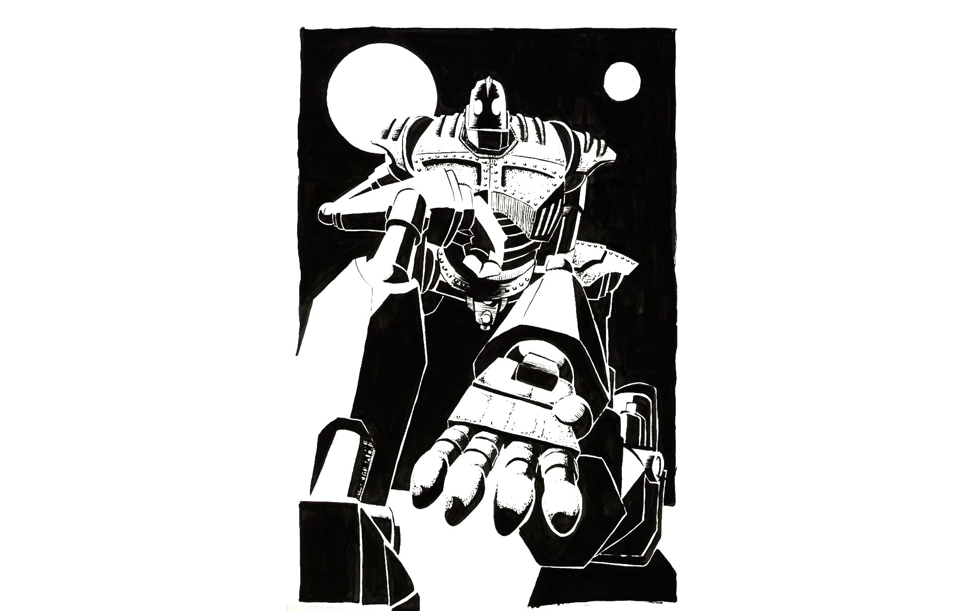 Iron Man robot artwork