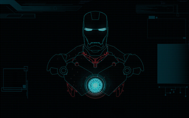 Iron Man schematic display