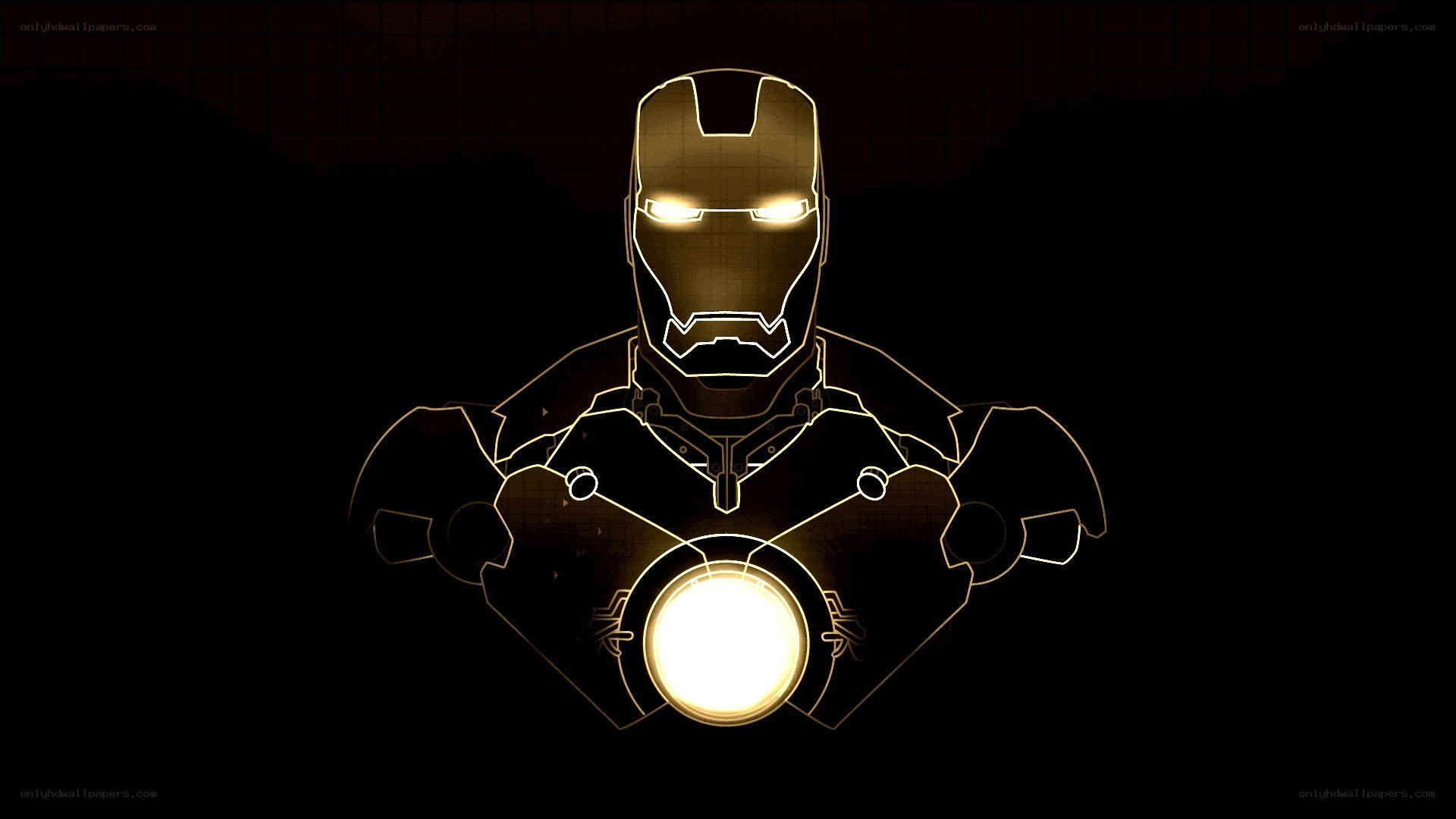 Iron Man silhouette artwork