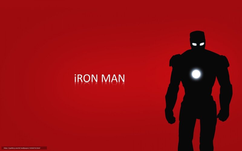 Iron Man silhouette wallpaper