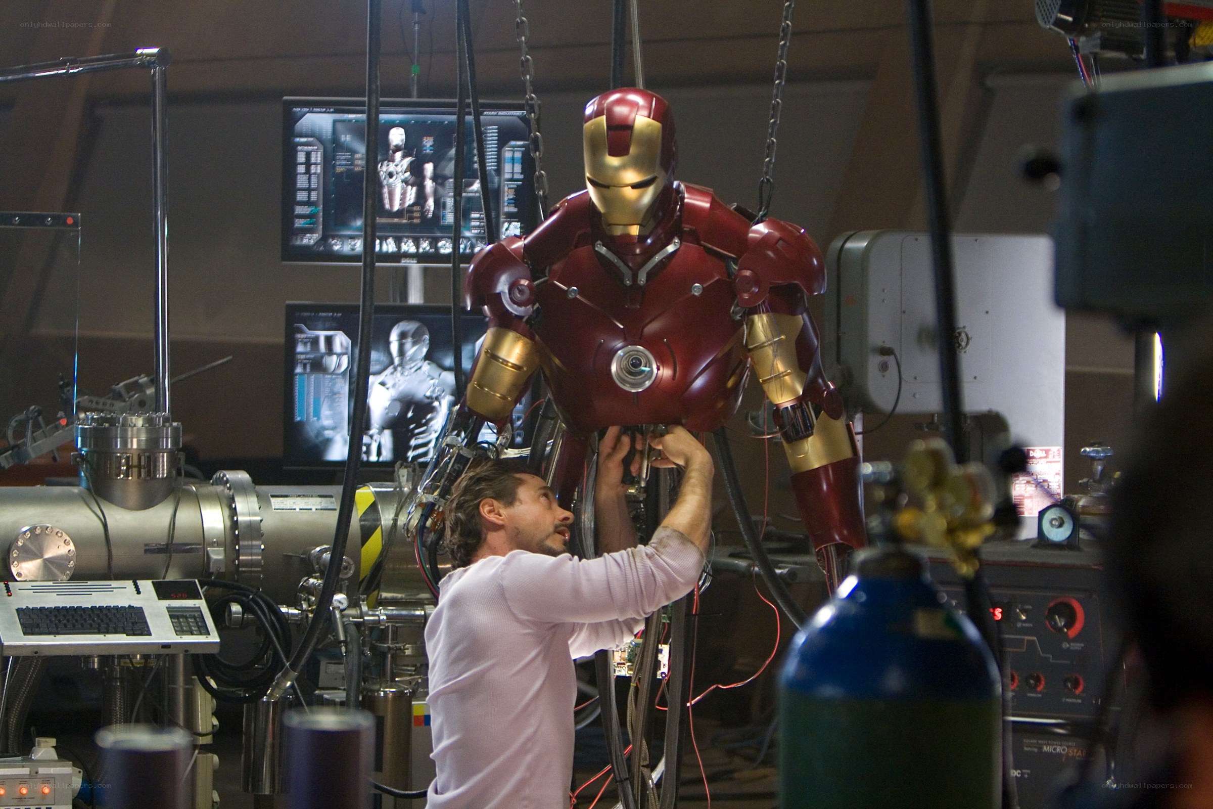 Iron Man suit assembly