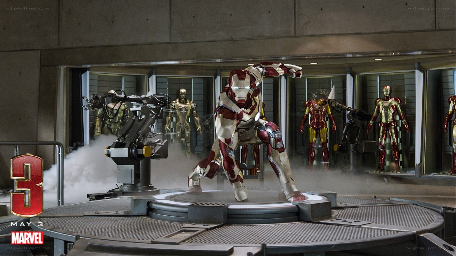 Iron Man suit assembly