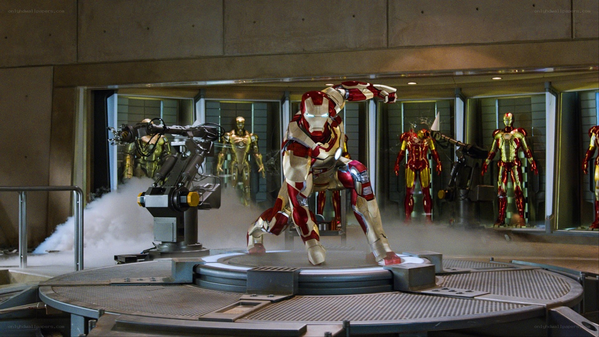 Iron Man suit assembly