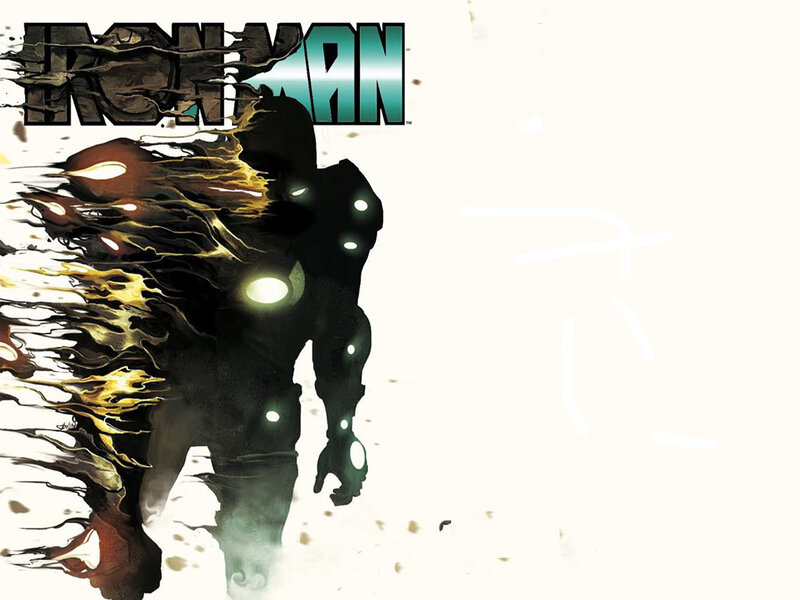 Iron Man Suit — Black, Dramatic, Comic