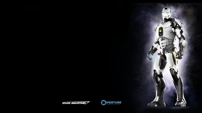 Iron Man Suit — Black, Dramatic, Digital Art, Stark Industries