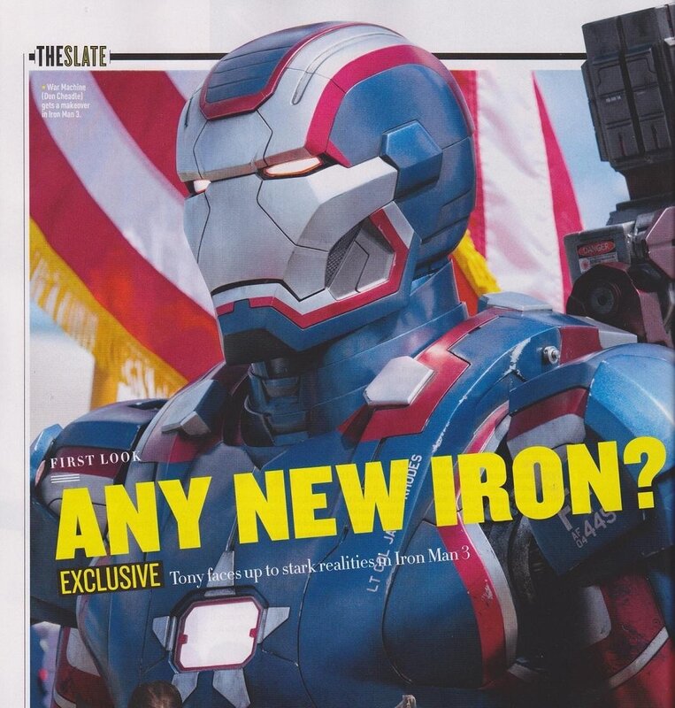 Iron Man Suit — Blue, Dramatic, Photograph, Flag