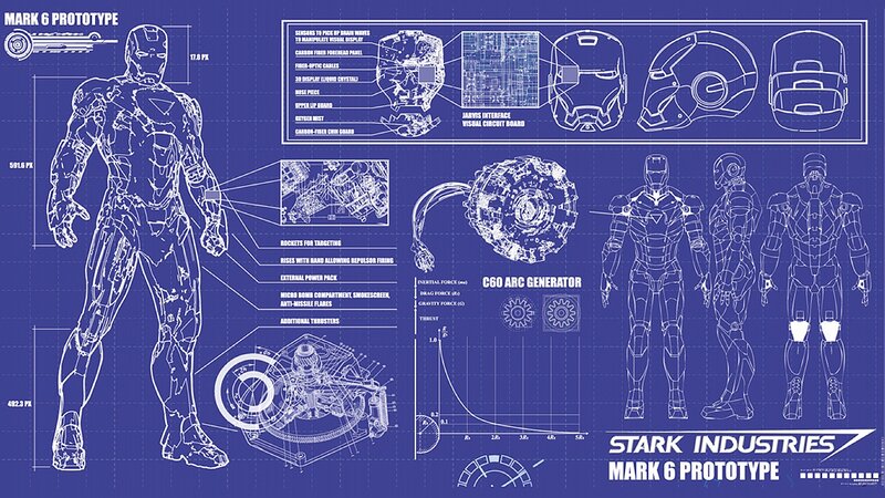 Iron Man Suit Blueprint