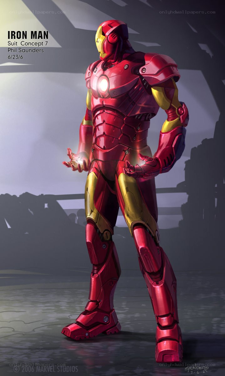 Iron Man suit concept art