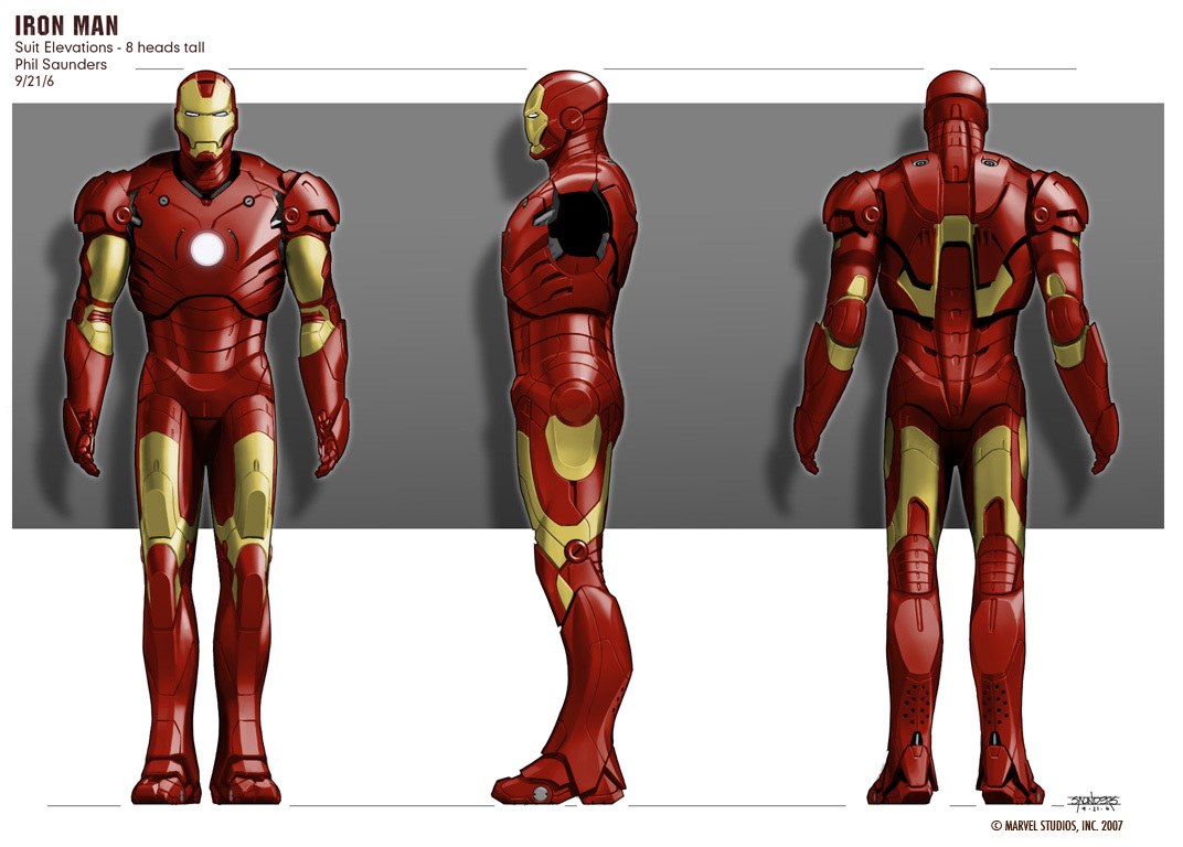 Iron Man suit concept art