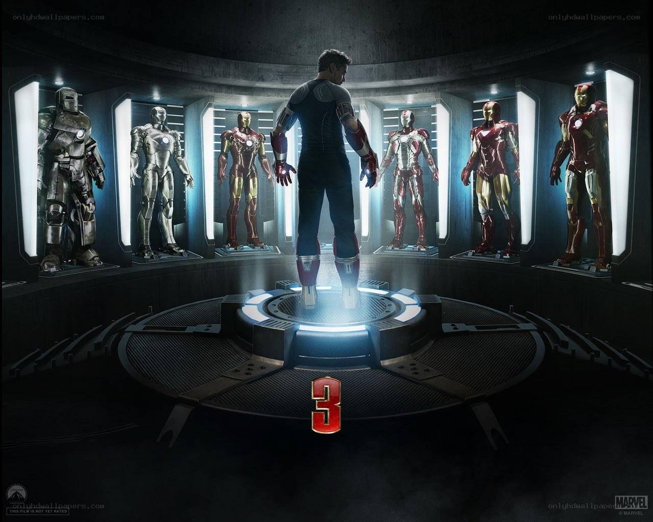 Iron Man suit display