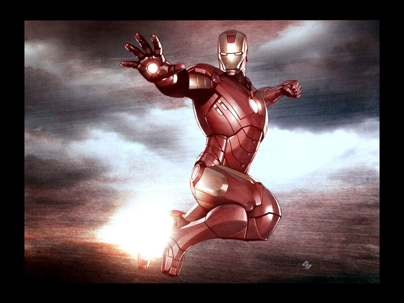 Iron Man Suit in Flight