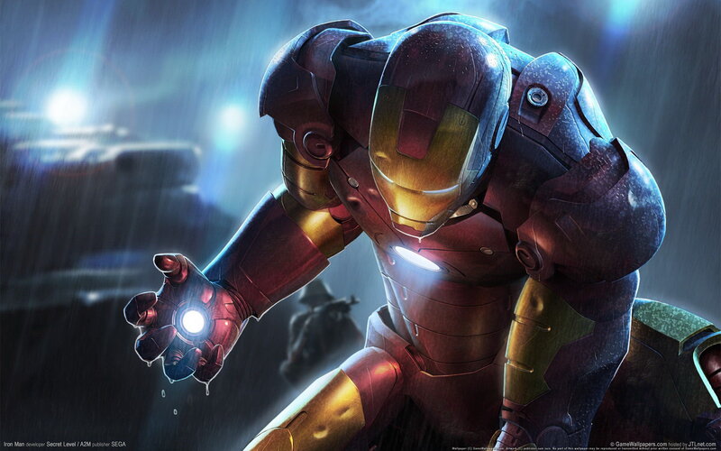 Iron Man Suit in Rain