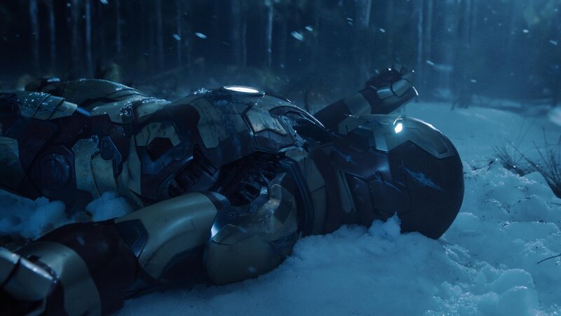 Iron Man Suit in Snow