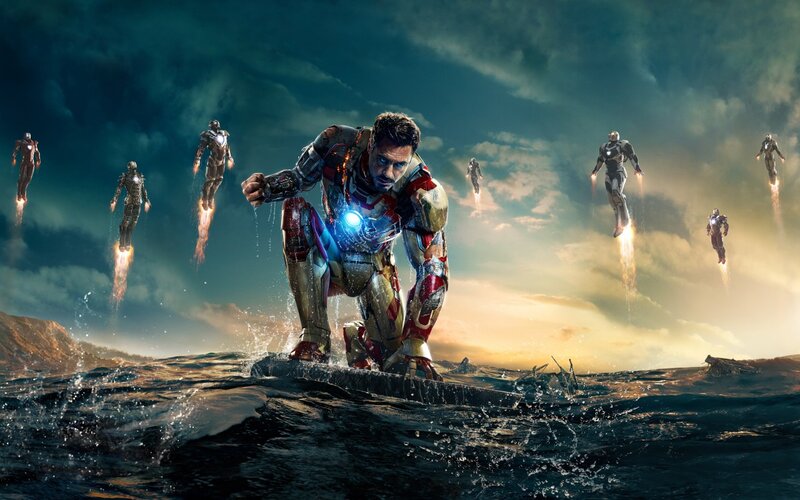 Iron Man Suit in Water