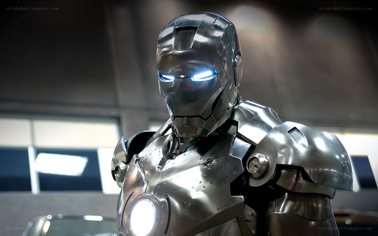 Iron Man suit in workshop