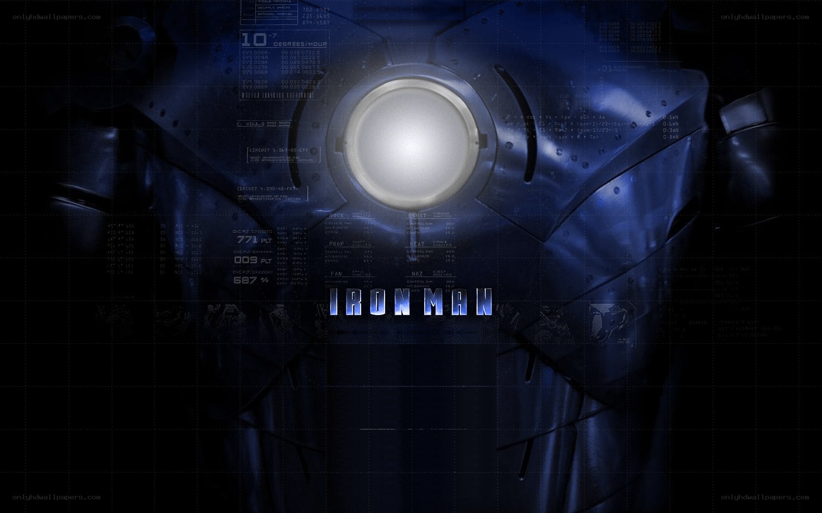 Iron Man suit interface