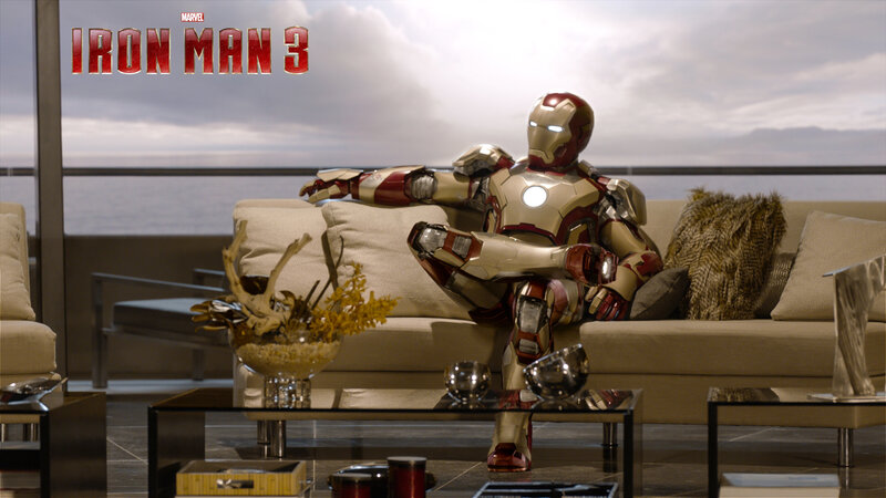 Iron Man Suit on Couch