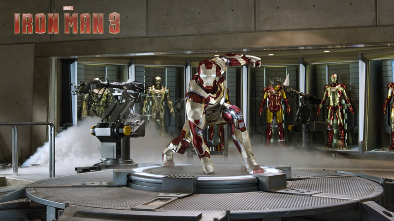 Iron Man Suit on Platform