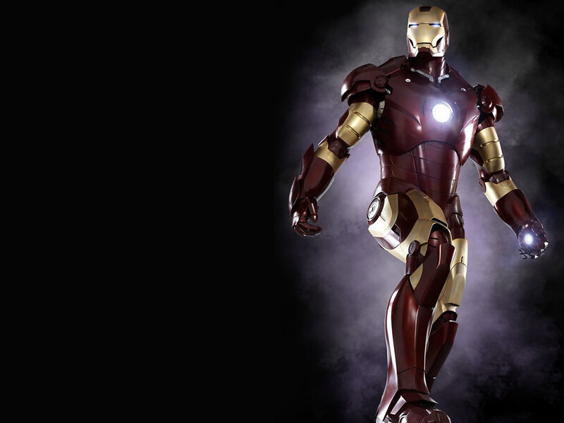 Iron Man Suit — Red, Dramatic, 3d Render, Armor, Light