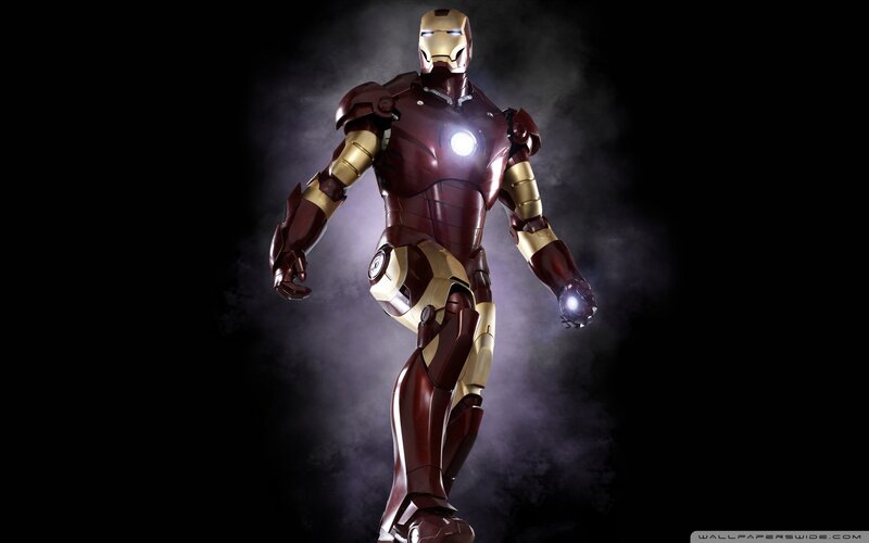 Iron Man Suit — Red, Dramatic, 3d Render, Light
