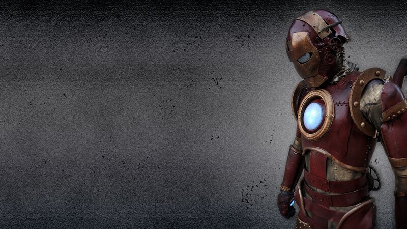 Iron Man Suit — Red, Dramatic, Digital Art, Armor, Chest Reactor