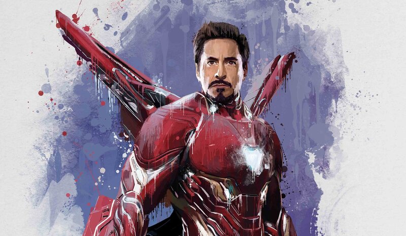 Iron Man Suit — Red, Dramatic, Digital Art, Armor, Suits