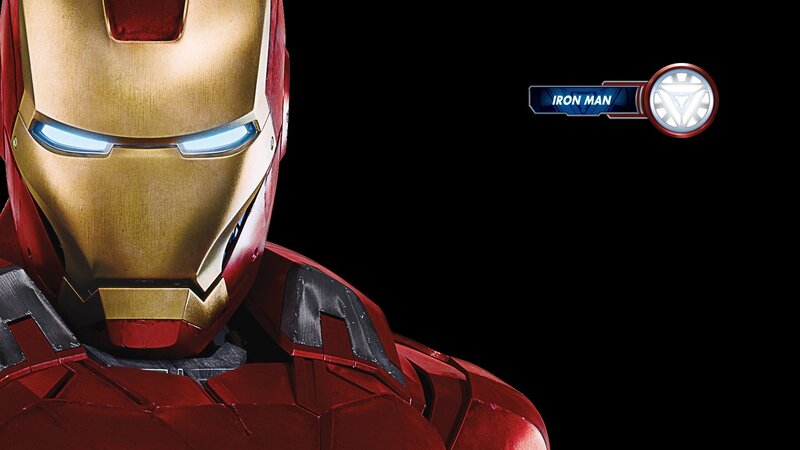 Iron Man Suit — Red, Dramatic, Digital Art, Helmet