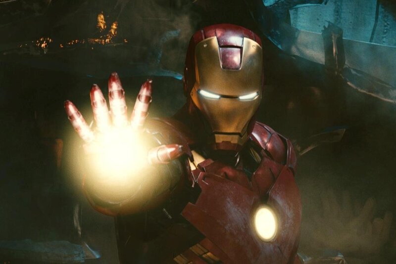 Iron Man Suit — Red, Dramatic, Night, Photograph, Hand, Armor