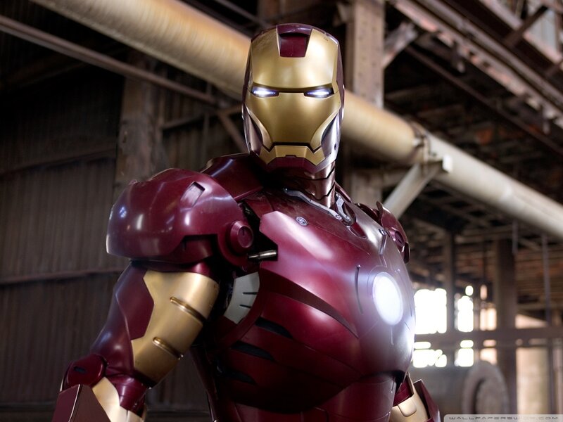 Iron Man Suit — Red, Dramatic, Photograph, Armor