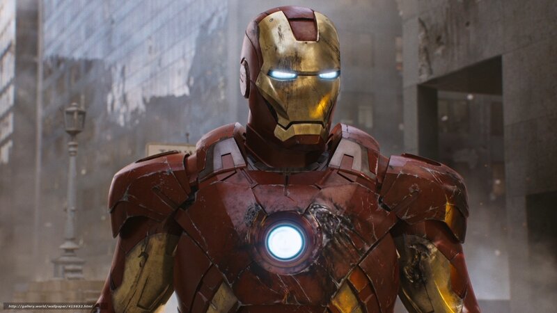 Iron Man Suit — Red, Dramatic, Photograph, Damaged Armor
