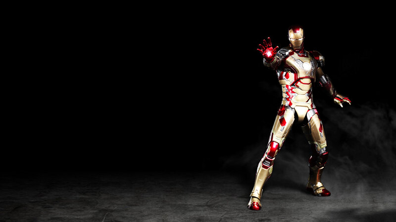 Iron Man Suit — Red, Dramatic, Photograph, Hand
