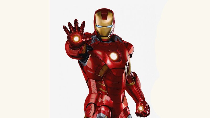 Iron Man Suit — Red, Heroic, 3d Render, Armor
