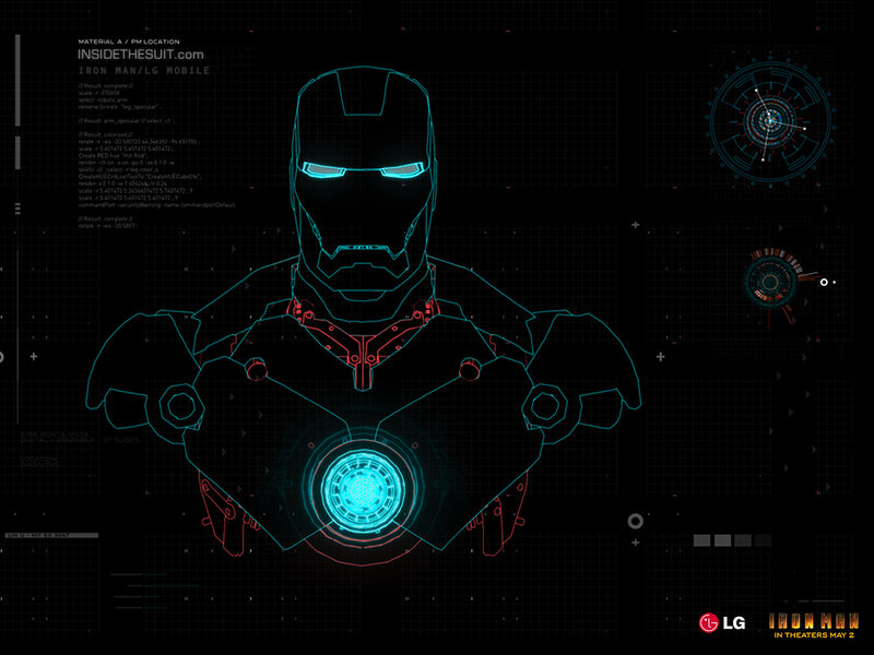 Iron Man suit schematic
