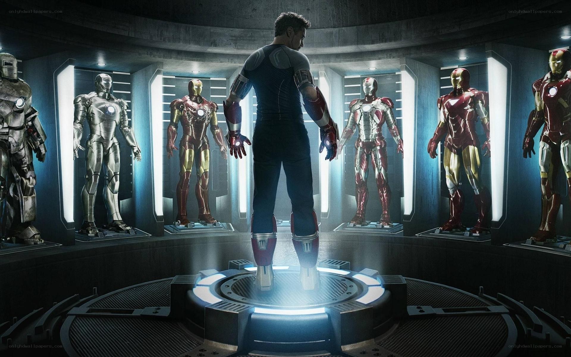 Iron Man suit selection