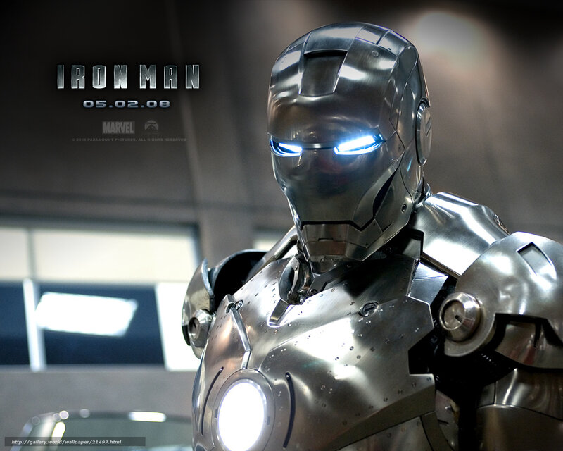 Iron Man Suit — Silver, Dramatic