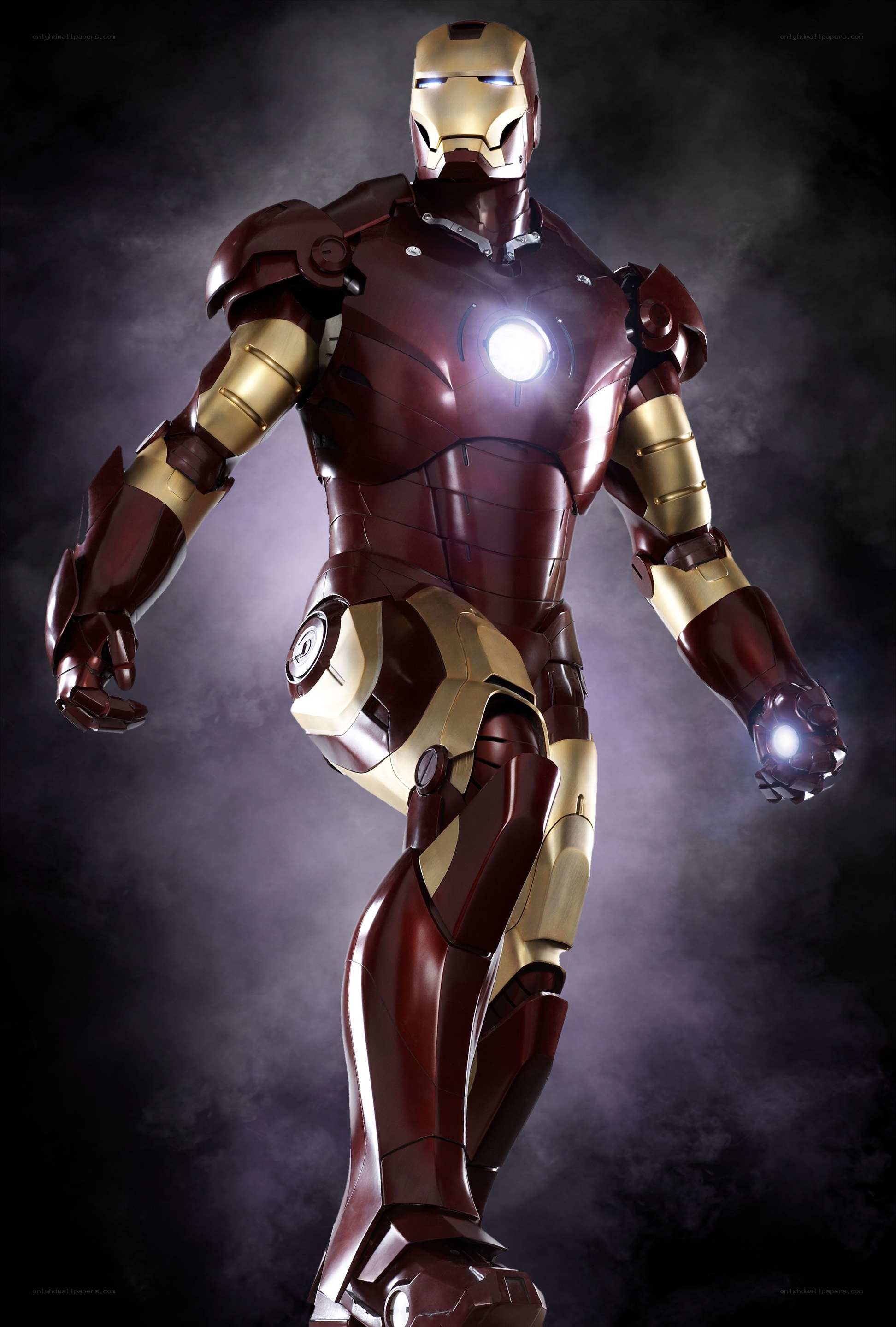 Iron Man suit standing