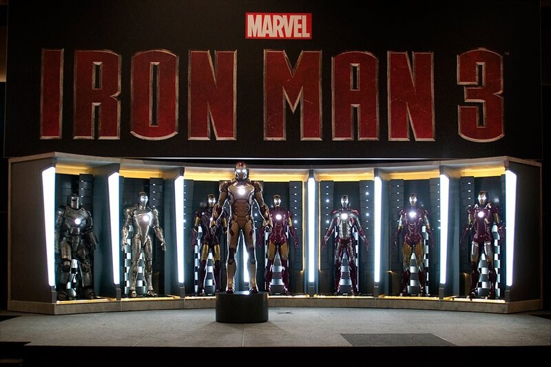 Iron Man suits display