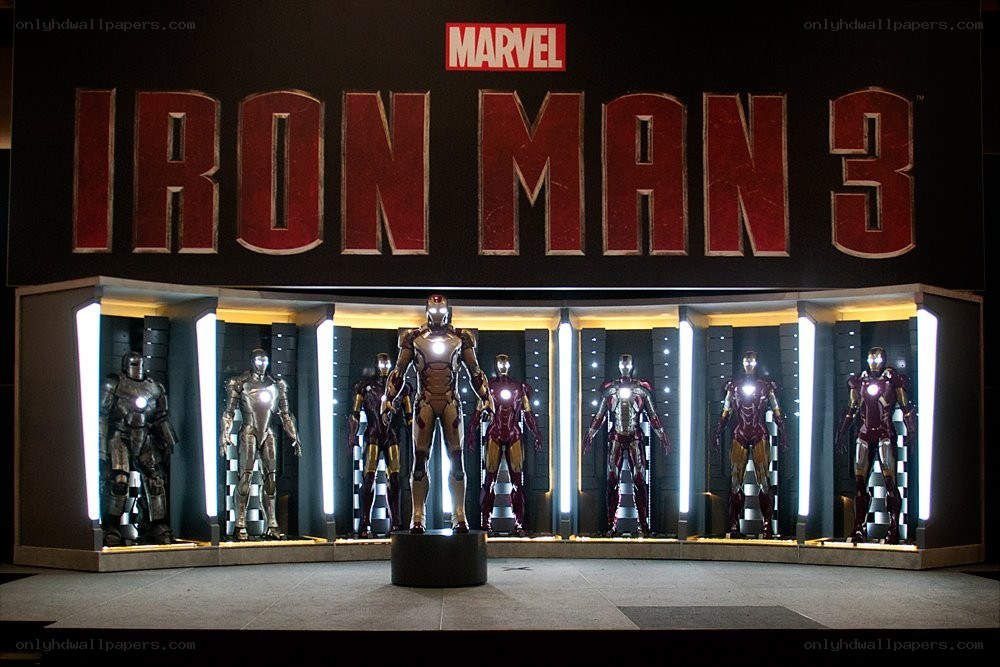 Iron Man suits display