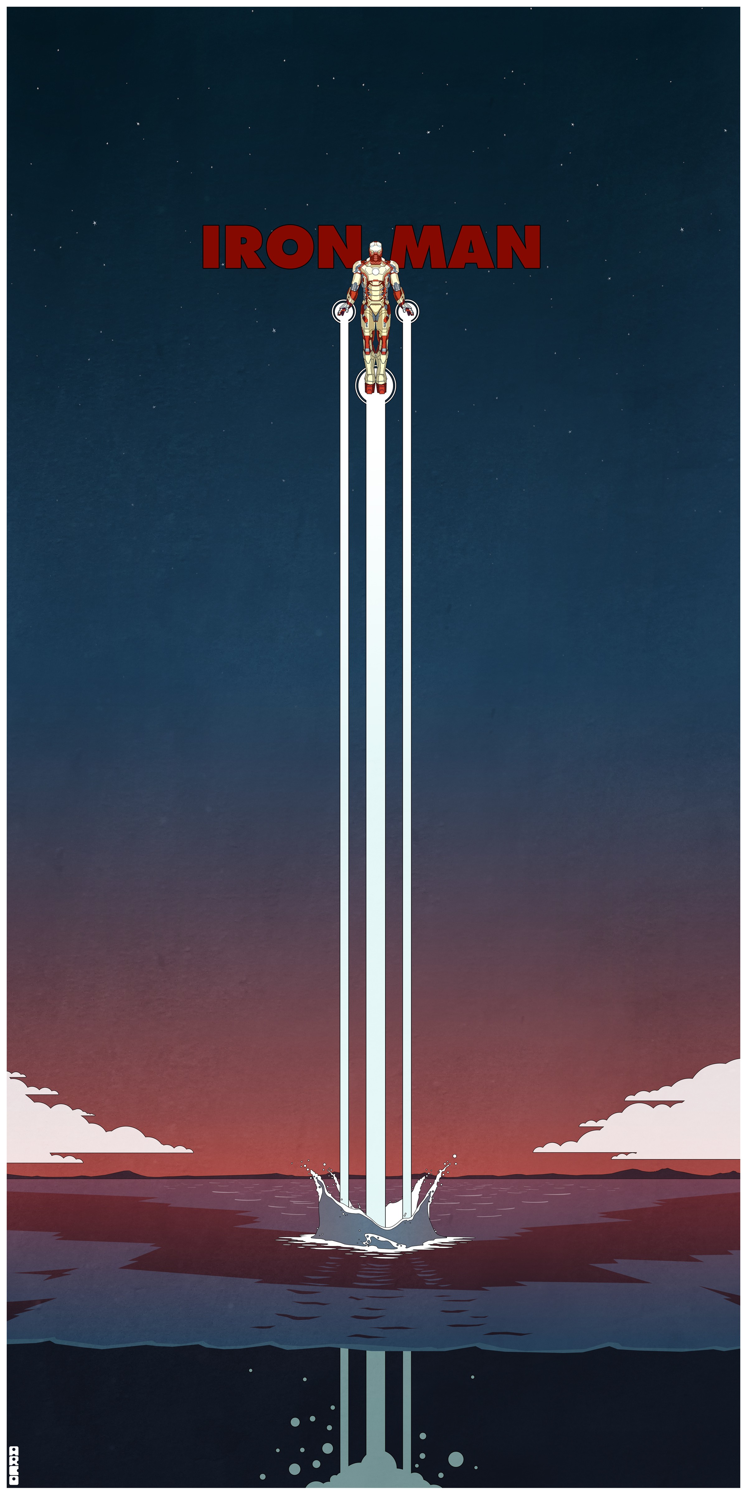 Iron Man vertical poster
