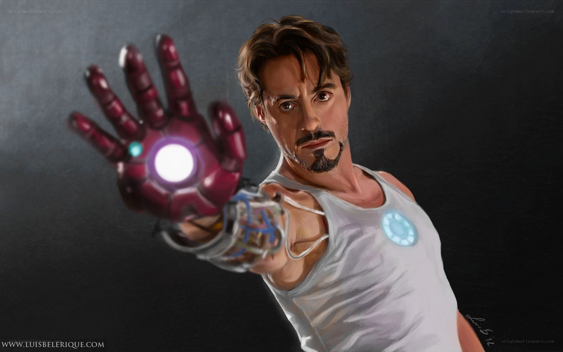 Iron Man with repulsor