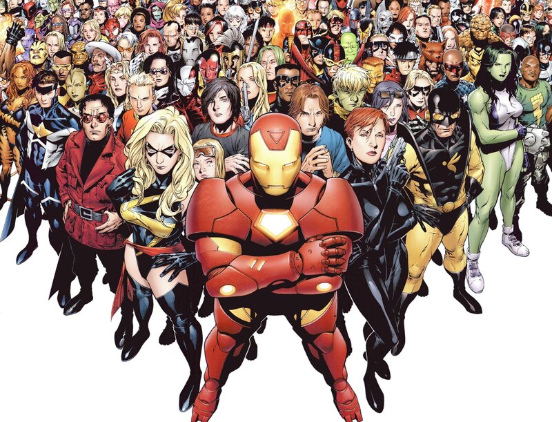 Iron Man with Superheroes