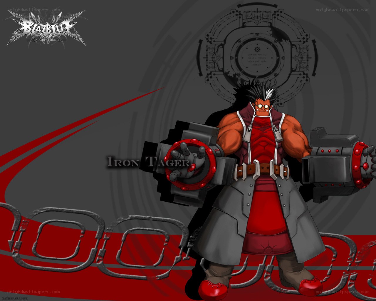 Iron Tager character art
